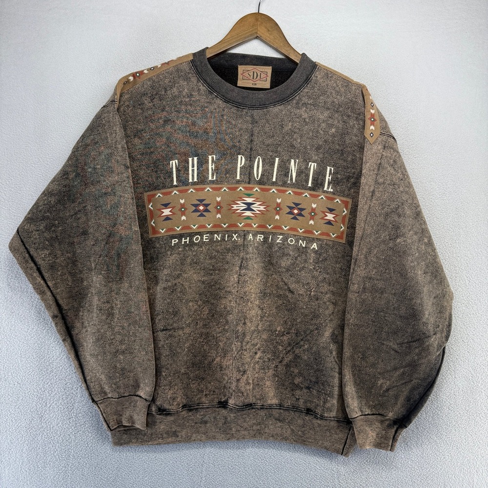 Vintage Phoenix Arizona Sweatshirt men's XL Graphic The Pointe Aztec Navajo USA